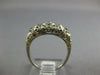 ANTIQUE .15CT OLD MINE DIAMOND & AAA SAPPHIRE 14KT WHITE GOLD 3D ART DECO RING