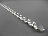ESTATE WIDE 14KT WHITE GOLD CLASSIC MATTE & SHINY WAVE DESIGN BRACELET #23285
