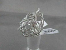 ANTIQUE WIDE FILIGREE 1.43CTW DIAMOND 18KT W GOLD RING