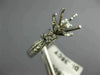 ESTATE .35CT DIAMOND 14KT WHITE GOLD FILIGREE SEMI MOUNT ENGAGEMENT RING #22421