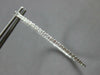 ESTATE EXTRA LARGE 3.0CT DIAMOND 14K WHITE GOLD INSIDE OUT HOOP HANGING EARRINGS
