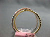 ESTATE .46CT DIAMOND 14K 2 TONE GOLD 3D CLASSIC CRISS CROSS INFINITY X LOVE RING