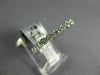ESTATE .52CT DIAMOND 18K WHITE GOLD 3D ROUND 3mm BEZEL ETERNITY ANNIVERSARY RING