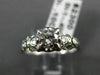 ANTIQUE .50CT OLD MINE DIAMOND 14KT WHITE GOLD FISHTAIL ENGAGEMENT RING #23339