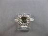 WIDE 1.35CT DIAMOND 14KT WHITE GOLD FILIGREE SEMI MOUNT ENGAGEMENT RING #28147