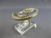 EXTRA LARGE .81CT DIAMOND 14KT YELLOW GOLD 3D CLUSTER HALO HEART SHAPE FUN RING