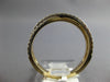 ESTATE .48CT DIAMOND 14KT YELLOW GOLD 3D CLASSIC CRISS CROSS INFINITY LOVE RING