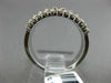 ESTATE .81CT DIAMOND 14K WHITE & ROSE GOLD 3D THREE ROW WEDDING ANNIVERSARY RING