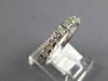 .77CT DIAMOND 14KT WHITE GOLD 3D 4 PRONG SEMI ETERNITY WEDDING ANNIVERSARY RING