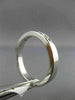 ESTATE .36CT DIAMOND 14KT WHITE GOLD 3D ETERNITY WEDDING ANNIVERSARY RING #1183