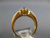 ESTATE .71CT DIAMOND & AAA SAPPHIRE 14K YELLOW GOLD PEAR SHAPE & ROUND HALO RING