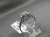 ANTIQUE .35CT OLD MINE DIAMOND 18KT WHITE GOLD FILIGREE ENGAGEMENT RING #21350