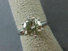 ESTATE 2.52CT ROUND DIAMOND PLATINUM 3D CLASSIC SOLITAIRE ENGAGEMENT RING #20219