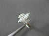 ESTATE 1.08CT MARQUISE DIAMOND 14KT WHITE GOLD 3 STONE ENGAGEMENT RING #22155