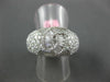 ESTATE 5.18CT ROUND & BAGUETTE DIAMOND 18K WHITE GOLD 3D INFINITY LOVE KNOT RING