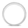 ESTATE .45CT DIAMOND 14K WHITE GOLD ROUND CHANNEL PRONG CLASSIC ANNIVERSARY RING