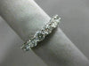 ESTATE 3.60CT DIAMOND 18KT WHITE GOLD DIAMOND ETERNITY WEDDING ANNIVERSARY RING