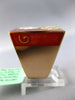 LARGE .45CT DIAMOND & ENAMEL 18K 2 TONE GOLD 3D STAR & MOON SQUARE FILIGREE RING