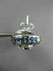 LARGE 5.84CT DIAMOND AAA SAPPHIRE & SOUTH SEA PEARL 18KT WHITE GOLD 3D EARRINGS