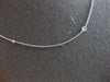 ESTATE .50CT DIAMOND 14KT WHITE GOLD ROUND CLASSIC BY THE YARD FUN LOVE NECKLACE