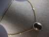8.82CT DIAMOND & AAA SMOKY TOPAZ 14KT YELLOW GOLD 3D OVAL & ROUND LOVE NECKLACE