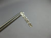 ESTATE .93CT DIAMOND 14KT WHITE GOLD 3D CLASSIC INSIDE OUT HOOP HANGING EARRINGS