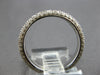 1.02CT DIAMOND 18KT WHITE GOLD MULTI ROW 2.5mm ETERNITY WEDDING ANNIVERSARY RING