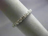 ESTATE 1.25CT ROUND DIAMOND 14KT WHITE GOLD 3D ETERNITY WEDDING ANNIVERSARY RING