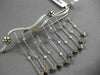 EXTRA LARGE 4.51CT WHITE & CHOCOLATE FANCY DIAMOND 18KT WHITE GOLD FLOWER BROOCH