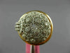 ESTATE EXTRA LARGE .46CT DIAMOND 18K WHITE & ROSE GOLD 3D DOME SHAPE FLOWER RING