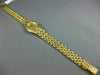 ESTATE LARGE VICENCE 18KT YELLOW GOLD 3D CLASSIC OVAL QUARTZ SWISS WATCH #18900