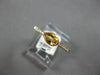 .65CT DIAMOND & AAA CITRINE 14KT YELLOW GOLD CLASSIC PEAR SHAPE & ROUND FUN RING
