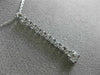 ESTATE .60CT DIAMOND 14KT WHITE GOLD 3D SOLITAIRE JOURNEY FLOATING PENDANT