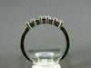 ESTATE .60CT PRINCESS CUT DIAMOND 14K WHITE GOLD WEDDING ANNIVERSARY RING #19652