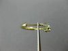 ESTATE .61CT DIAMOND 14KT YELLOW GOLD 3D TWO STONE LOVE CLASSIC HUGGIE EARRINGS