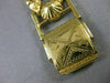 ANTIQUE WIDE 21K & 14K YELLOW GOLD JULES JERGENSON SWISS WATCH 18MM 7.75" #20176