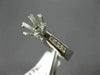 ESTATE .25CT DIAMOND 18K WHITE GOLD 3D CHANNEL SEMI MOUNT ENGAGEMENT RING #11827