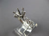 LARGE .79CT DIAMOND 18KT WHITE GOLD CLASSIC 6 PRONG SEMI MOUNT ENGAGEMENT RING