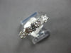 LARGE 1.33CT DIAMOND 14KT WHITE GOLD 3D CLASSIC 5 STONE WEDDING ANNIVERSARY RING