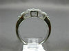 WIDE .51CT DIAMOND & AAA PINK SAPPHIRE 14K WHITE GOLD OPEN FILIGREE HEXAGON RING
