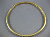 ESTATE LARGE 6.50CT DIAMOND 18KT YELLOW GOLD 3D ETERNITY BANGLE CUFF BRACELET