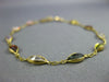 ESTATE 5.0CT AAA MULTI COLOR SAPPHIRE 14KT YELLOW GOLD MARQUISE SHAPE BRACELET