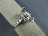 LARGE .24CT DIAMOND 14KT WHITE GOLD 3D MARQUISE SEMI MOUNT ENGAGEMENT RING #4908