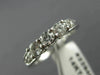 ESTATE .60CT DIAMOND 14KT WHITE GOLD 3 STONE WEDDING ANNIVERSARY RING #22946
