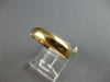 ESTATE SOLID 14KT YELLOW GOLD 4.5MM COMFORT FIT MILGRAIN ANNIVERSARY RING #27595