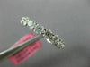 ESTATE 3.25CT ROUND CUT DIAMOND 18K WHITE GOLD ETERNITY WEDDING ANNIVERSARY RING