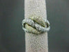 ESTATE WIDE 1.95CTW MULTI COLOR DIAMONDS 14KT W&Y GOLD INFINITY RING STUNNING!!