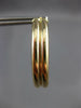 ESTATE 14KT YELLOW GOLD CLASSIC OVAL HOOP HANGING EARRINGS #27158