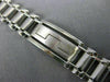 ESTATE WIDE & LONG 14KT WHITE GOLD HANDCRAFTED ITALIAN MENS BRACELET #22779
