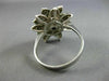 ESTATE LARGE 1.26CT WHITE & CHOCOLATE FANCY DIAMOND 14KT YELLOW GOLD RING #26265